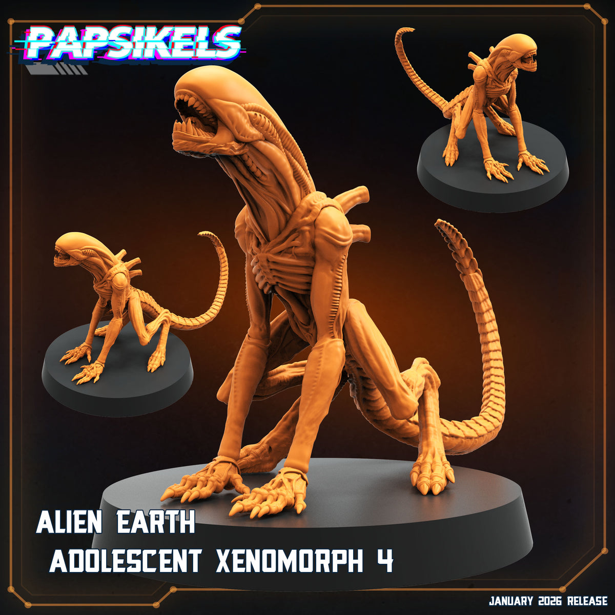 pap-2601s04 ALIEN EARTH ADOLESCENT XENOMORPH 4 – サベージランド