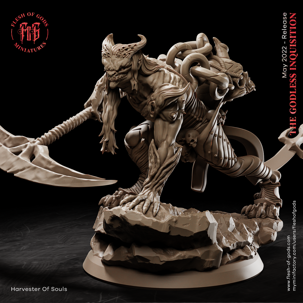 Fog220503 Monster Harvester Of Souls サベージランドミニチュア