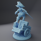 Twin-230703/75 Blix the Goblin Fighter Cart 75mm