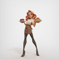Fm-ks1706 Marvelous Maidens2 Waitress