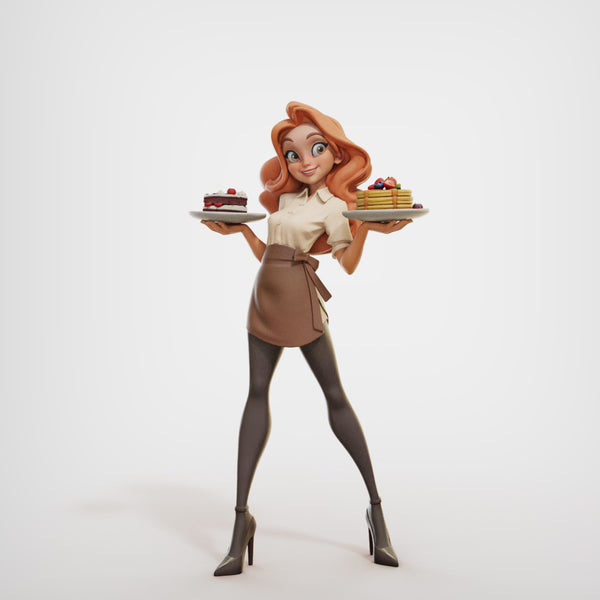 Fm-ks1706 Marvelous Maidens2 Waitress
