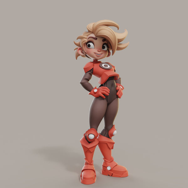 Fm-ks1705 Marvelous Maidens2 Superhero2