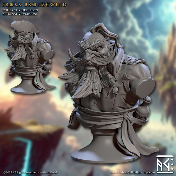 ag-2508b01 Brokk Bronzewind (Bust)