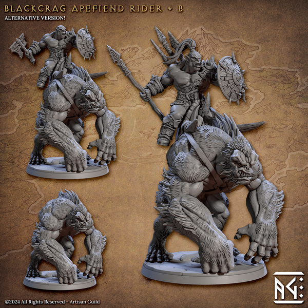 ag-240702 Blackcrag Apefiend Rider B