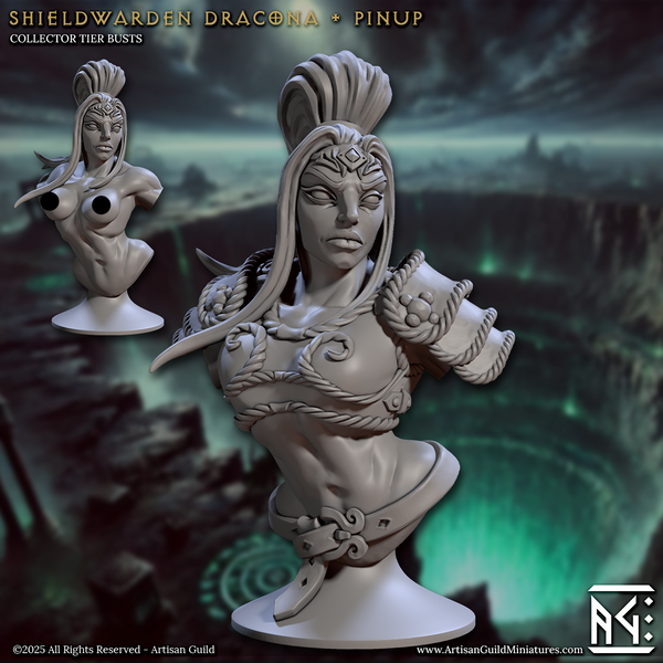 ag-2502b05 Shieldwarden Dracona (Bust)