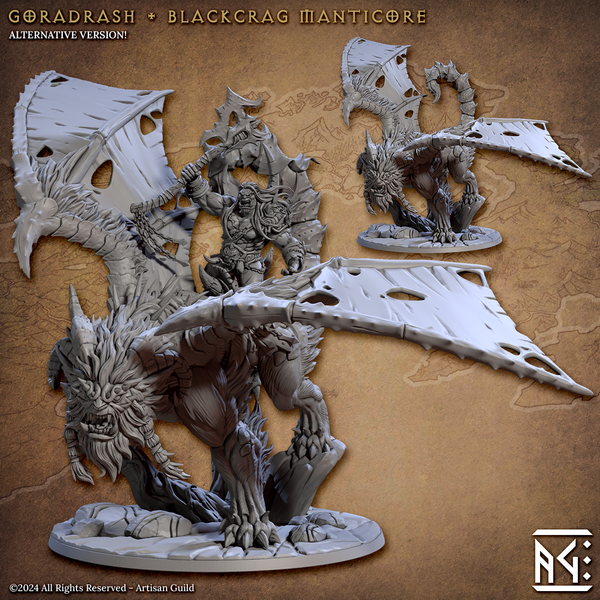 ag-240711 Goradrash - Blackcrag Manticore