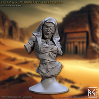 ag-2505b02 Iskama Mummified Priestess (Bust)