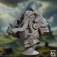 ag-2409B05 Ivory Sentinel (Bust)