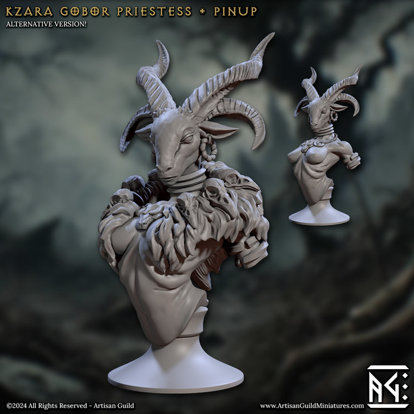 ag-2410B05 Kzara Gobor Priestess (Bust)