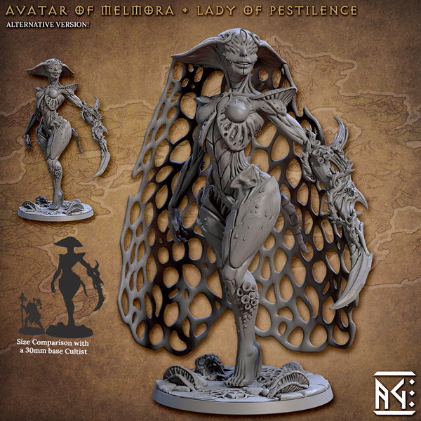 ag-231201 Avatar of Melmora - Lady of Pestilence