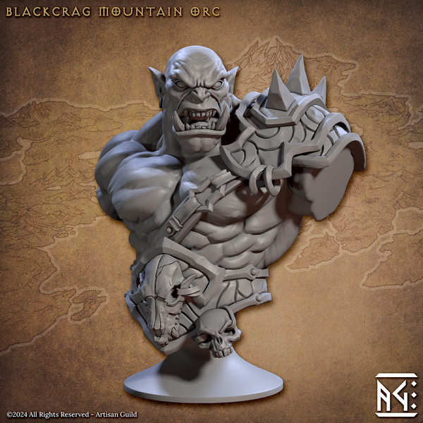 ag-2407B01 Blackcrag Orc I (BUST)