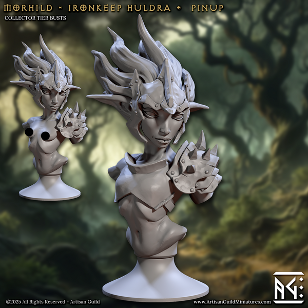 ag-2511b05 Morhild Ironkeep Huldra (Bust)