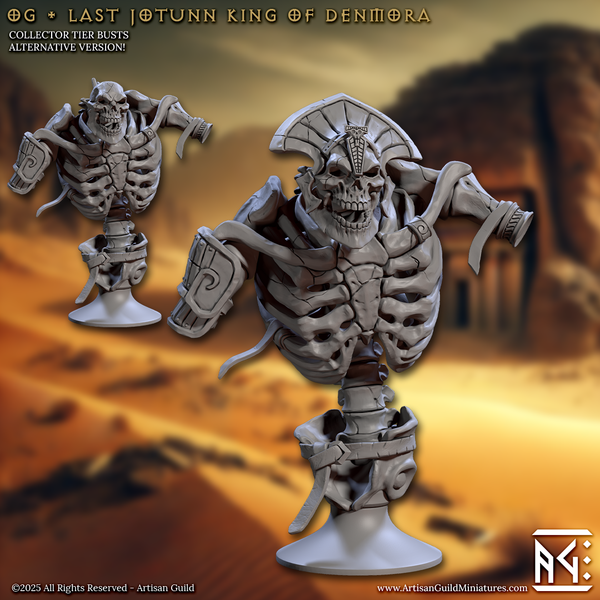 ag-2505b08 Last Jotunn King of Denmora (Bust)