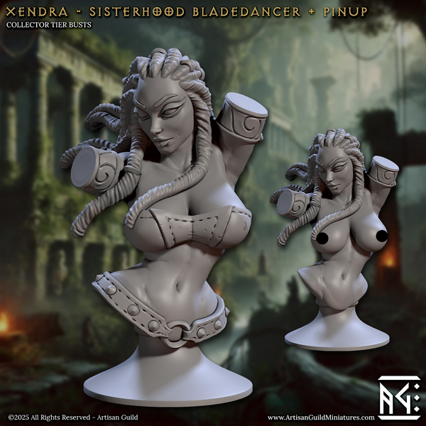 ag-2503b06 Xendra Sisterhood Bladedancer (Bust)