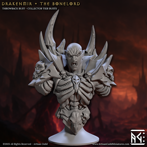 ag-2507B02 Drakenmir the Bonelord (Bust)