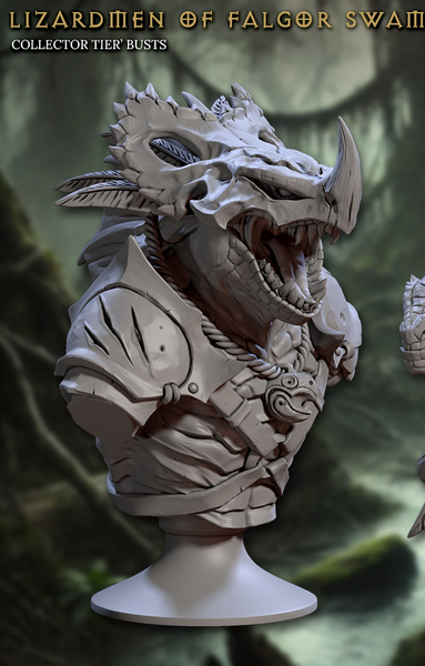 ag-2506b04 Lizardmen of Falgor II (Bust)