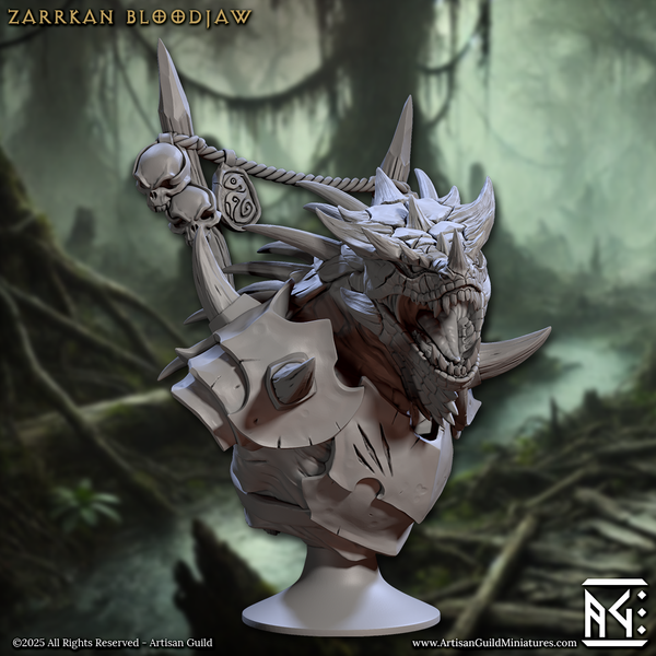 ag-2506b06 Zarrkan Bloodjaw (Bust)
