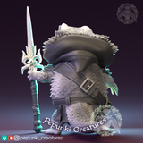 Ppnk-240801 Bearded Dragon lizard warrior