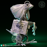 Ppnk-240802 Frilled Lizard Librarian