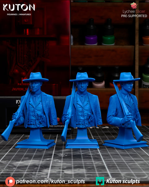 Ktn-250602 Doc Holliday Bust