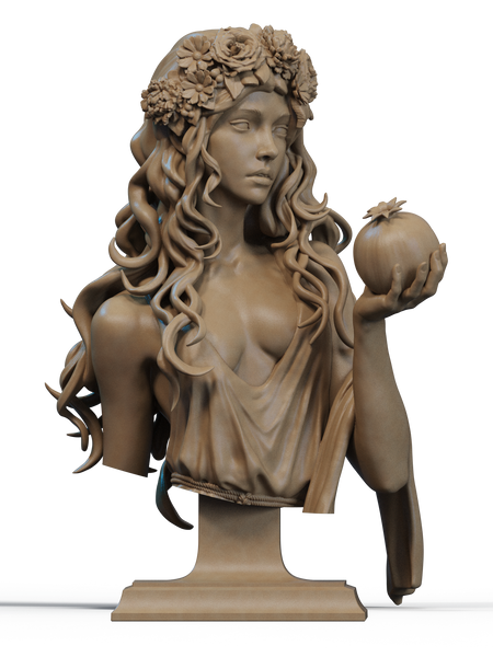 Ca3d-241102 Persephone Bust