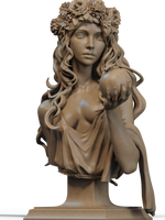 Ca3d-241102 Persephone Bust