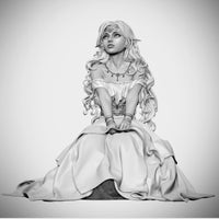 Ca3d-240903 Elf Princess