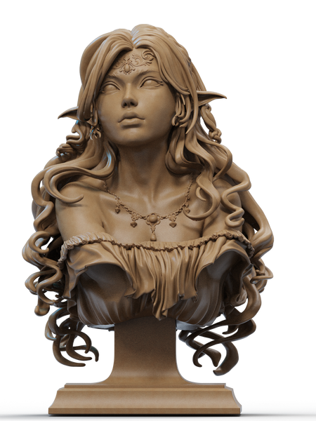 Ca3d-240907 Elf Princess Bust