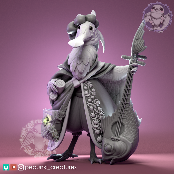 Ppnk-250903 Spoonbill bird Bard