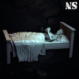 ns-260209 Walter Gilman Death Bed