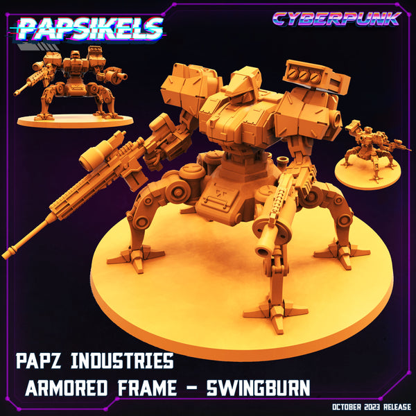 pap-2310c02 ARMORED FRAME PAPZ INDUSTRIES SWINGBURN