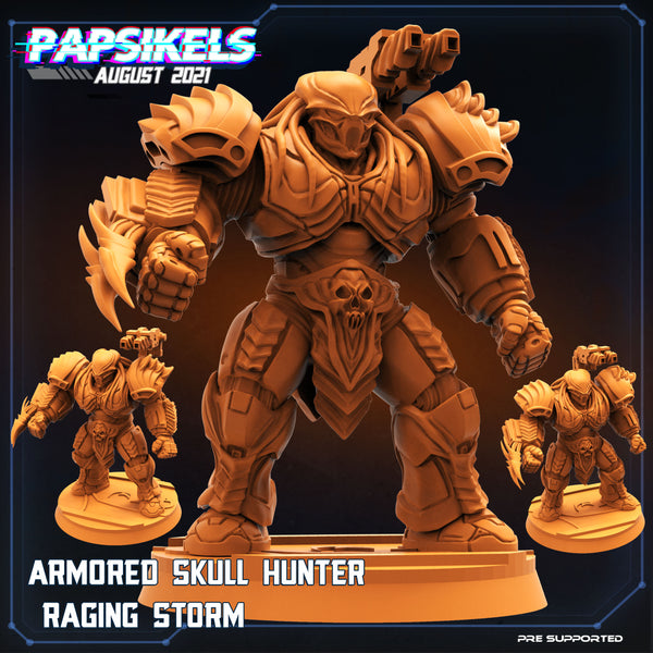 pap-2108s01 APEX ARMORED SKULL HUNTER RAGING STORM