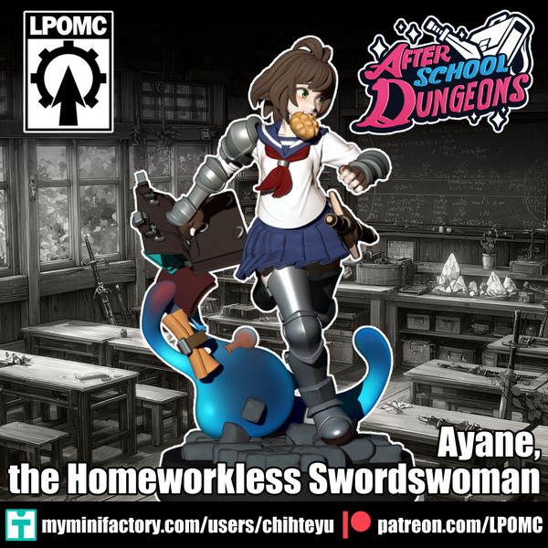 LPO-250801 Ayane, the Homeworkless Swordswoman