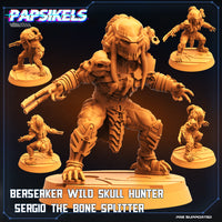 Pap-crmx01 BERSERKER WILD SKULLHUNTER SERGIO THE BONE SPLITTER