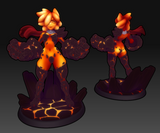 Twin-250407 Tephra the Magma Elemental
