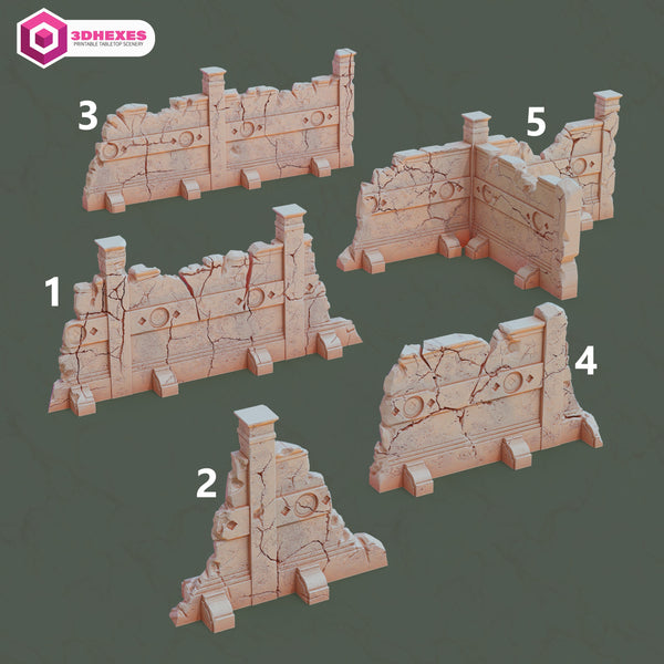 3dx-ks041615 Temple Ruined Walls