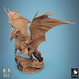 Lop-240938 Bronze Dragon Legendary Stand Door