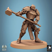 Lop-240915 Bastion Soldier Great Hammer Ready