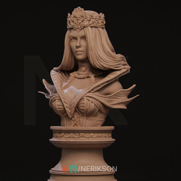 Nrk-250303 Queen of Spades Bust