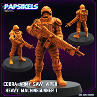 Pap-2506c05 COBRA ARMY SAW VIPER HEAVY MACHINEGUNNER 1