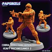 Pap-2506c06 COBRA ARMY SAW VIPER HEAVY MACHINEGUNNER 2