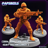 Pap-2506c07 COBRA ARMY SAW VIPER HEAVY MACHINEGUNNER 3