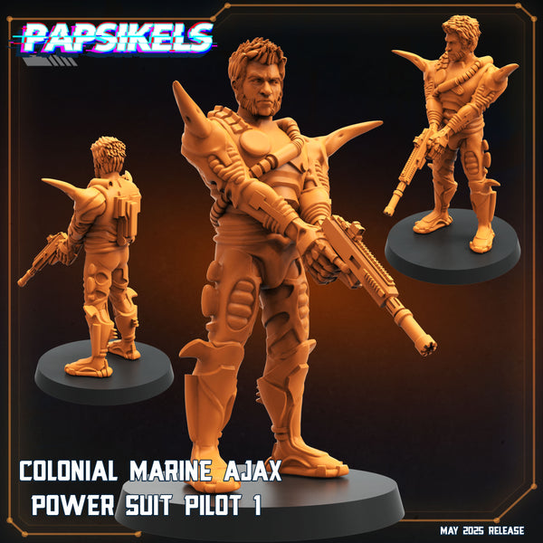 pap-2505s04 COLONIAL MARINE AJAX POWER SUIT PILOT 1