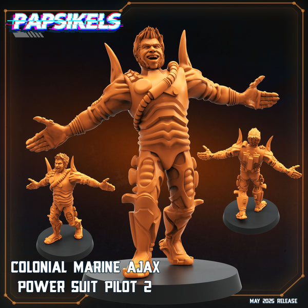 pap-2505s05 COLONIAL MARINE AJAX POWER SUIT PILOT 2