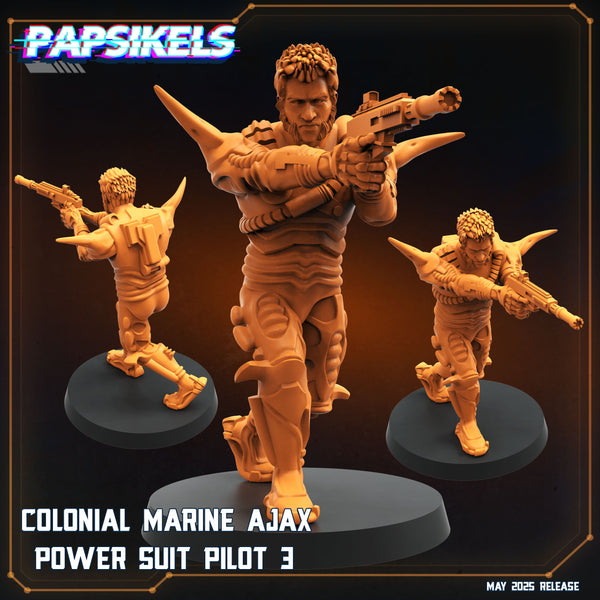 pap-2505s06 COLONIAL MARINE AJAX POWER SUIT PILOT 3