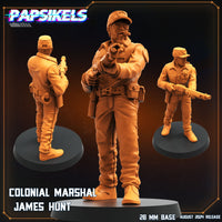 pap-2408s03 COLONIAL MARSHAL JAMES HUNT