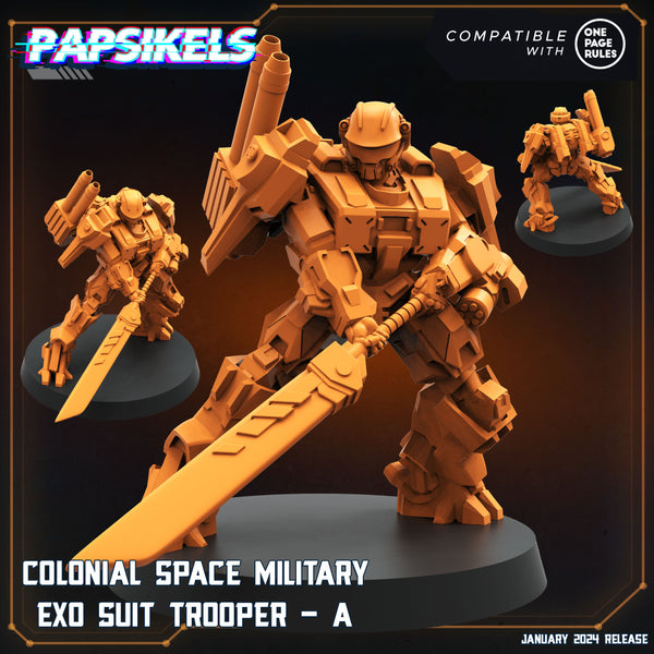 pap-2401s20 COLONIAL SPACE MILITARY EXO SUIT TROOPER A
