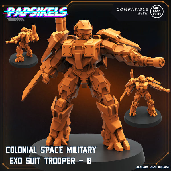pap-2401s21 COLONIAL SPACE MILITARY EXO SUIT TROOPER B