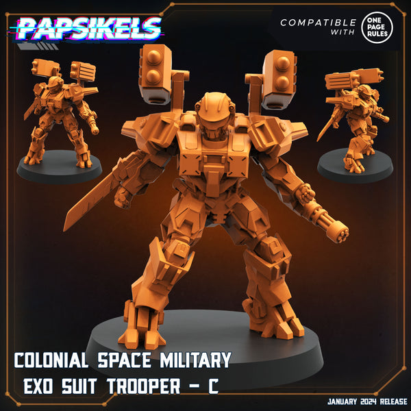 pap-2401s22 COLONIAL SPACE MILITARY EXO SUIT TROOPER C