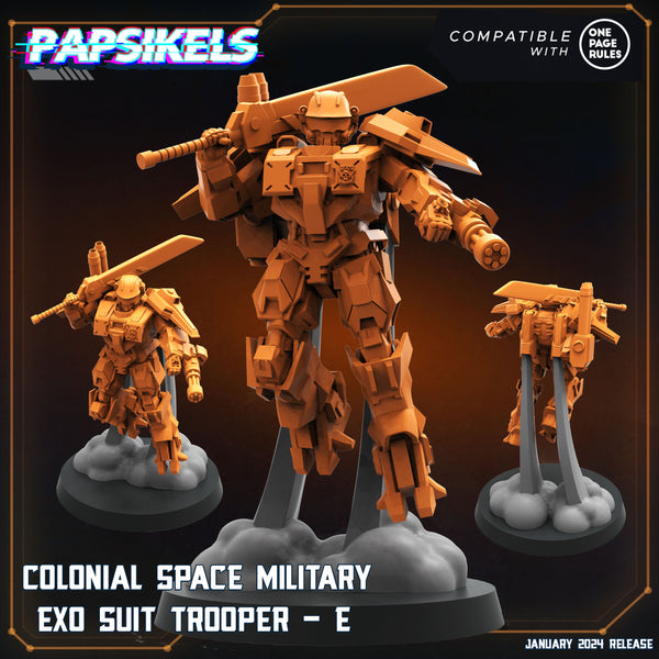 pap-2401s24 COLONIAL SPACE MILITARY EXO SUIT TROOPER E